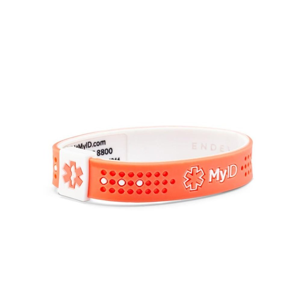 MyID SPORT | Bracelet | Salmon/White | Small